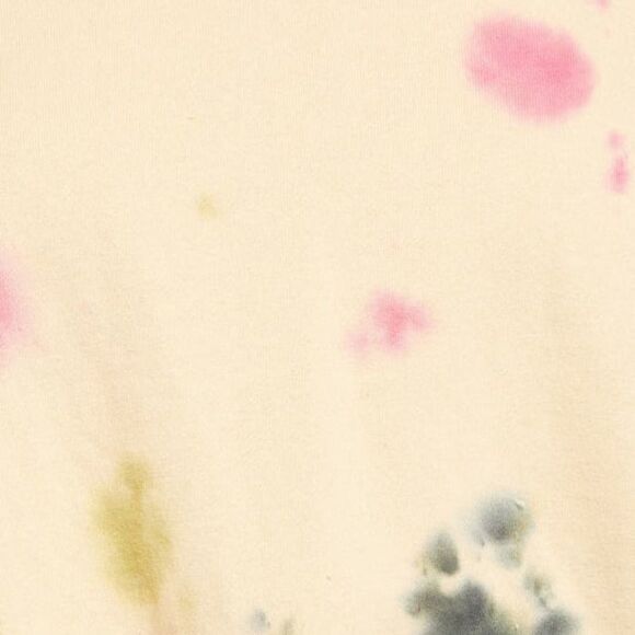 NWT! AFRM Sand Crumble Cropped Tie Dye Hoodie Sweatshirt Pink Blue Grunge - Picture 4 of 7